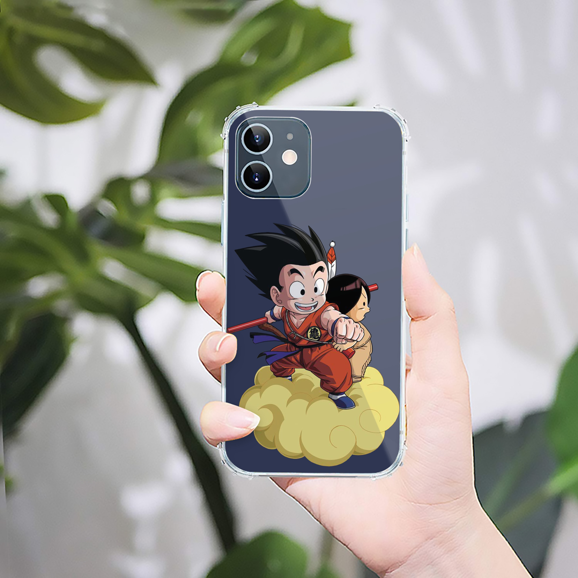 （画像用） ドラゴンボール 孫悟空（そん ごくう）Son Goku カカロット DRAGON BALL Kakarotto 【iPhone 12シリーズ対応】透明スマホケース（クリアソフトケース）